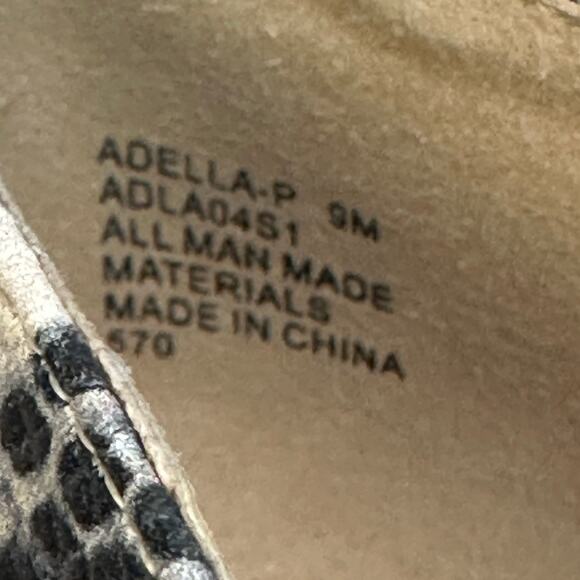 Steve Madden Adella Snake Print Pointed Toe Heels Slip On Pumps Size 9M - Picture 8 of 9